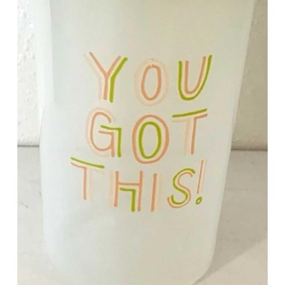 Gartner Studios Drink Mixer/Shaker “You Got This” Green Lid BPA‑Free 2010